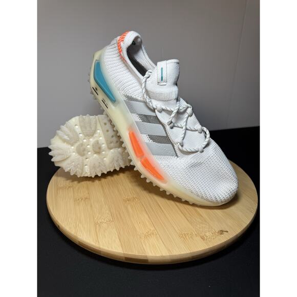 Adidas NMD S1 Men’s Shoe Size 9.5 White Very Lightly Used FZ5707 - Picture 1 of 8